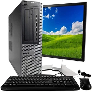 Dell 790 Desktop with Dell 17" LCD, Quad-Core CPU, & fully licensed Windows 7 - Picture 1 of 5