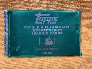 2018 Topps Hobby Exclusive Update Series Trading Cards MLB Silver Pack - Picture 1 of 4