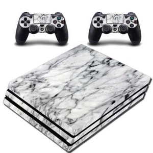 Pieles con estampado de mármol blanco diseñadas para adaptarse a los sistemas de juego PS4 Pro VWAQ - PPGC7 - Imagen 1 de 3