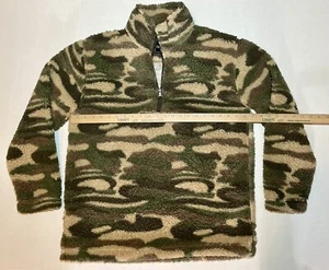 Boxercraft Sherpa Camo Unisex Large 1/4 Zip Pullover - Very Warm - Picture 1 of 4