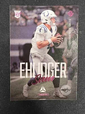 2021 Panini Chronicles Football SAM EHLINGER RC Luminance #221 COLTS Purple Foil - Image 1 of 4