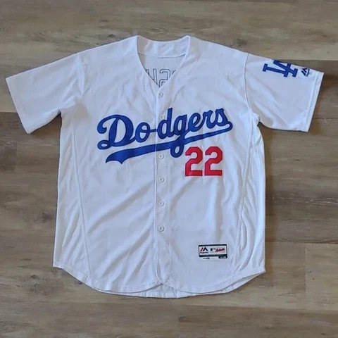 Majestic MLB Authentic Flexbase Los Angeles Dodgers Clayton Kershaw Jersey 36 Cover