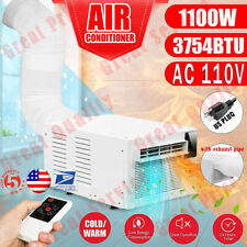 1100W 3754 BTU 110V Window Air Conditioner Protable Dual Use Cooler/Heater Fan