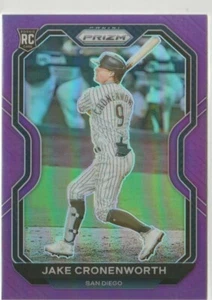 2021 Panini Prizm Prizms Purple #235 Jake Cronenworth Rookie San Diego Padres - Bild 1 von 2