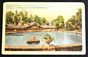 Roebuck Country Club Birmingham AL Alabama Postcard PC 1933 EC Kropp - Bild 1 von 1