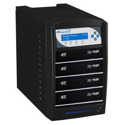 4 Target Network Blu-ray DVD CD Duplicator USB 3.0 + 500GB HDD SharkNet-4T-BD-BK - Image 1 of 4