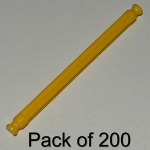 (200) Lotto di parti standard K'nex barre gialle 3-7/16" 86 mm lunghe alla rinfusa standard Knex - Foto 1 di 2