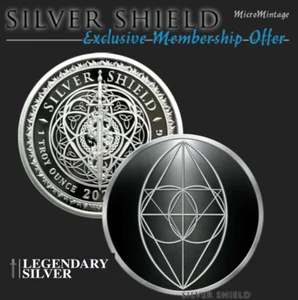 2021 | Sacred Geometry #14 - Vesica Pisces Pyramid | 1 oz. Silver Shield PP - Bild 1 von 5