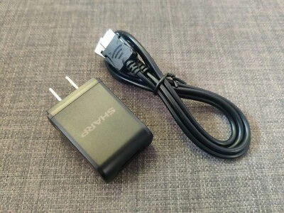 SHARP Charger Power Adapter + USB Data Charging Cable for SoftBank DoCoMo Phone - Image 1 of 4