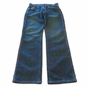 ARIAT DENIM Men's Jeans Size 33/34 (34x34.5)Stretch Slim Straight M5 Dark Wash - Picture 1 of 19