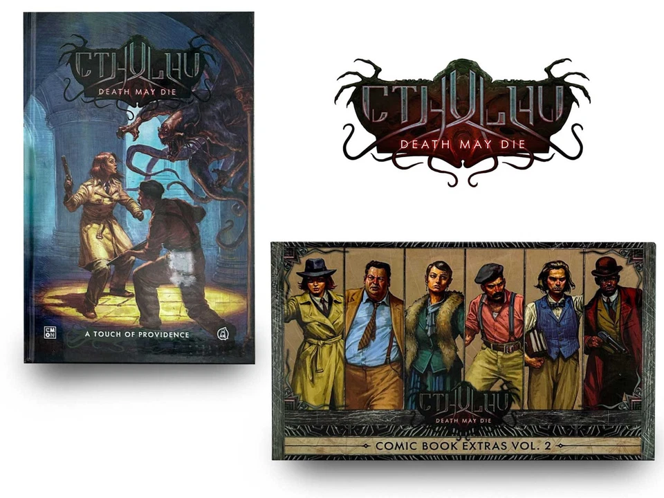 Cthulhu: Death May Die — Comic Book Extras Vol.2 Board Game CMON NEW - Immagine 1 di 1
