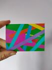 ACEO Photo Art  - Original Digital Artwork - xkambyx - Colourful Line Abstract