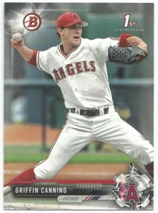 Griffin Canning LA Angels 2017 1st Bowman Draft Baseball - Picture 1 of 3
