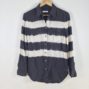 Equipment femme womens blouse shirt silk XS tie dye striped button up 084222 - Picture 1 of 10