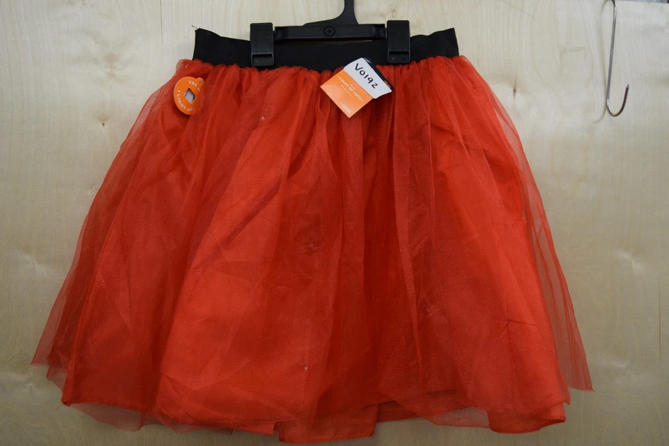 Womens Hyde and EEK Lights up Tutu Skirt Costume Halloween One Size Red