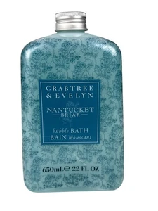 Crabtree & Evelyn Nantucket Briar Bubble Bath 650ml 22 fl oz New - Picture 1 of 3