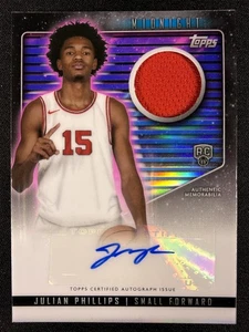 2023-24 Topps Midnight #RJA-JUP Julian Phillips Rookie Jersey Autograph RPA - Picture 1 of 2