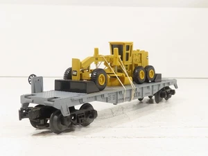 MTH 30-7620 MTH Construction Flat Car w/ERTL Road Grader LN - Picture 1 of 9