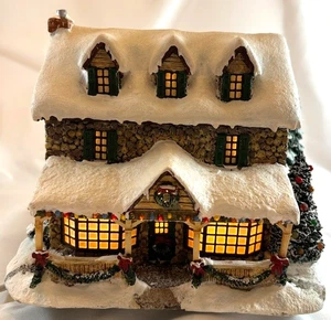 Thomas Kinkade Weißdorn Weihnachtsdorf Sammlung Vintage - Bild 1 von 96