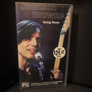Jackson Browne: Going Home VHS 1994 Music Doco Small Case Tested GC PAL - Picture 1 of 6