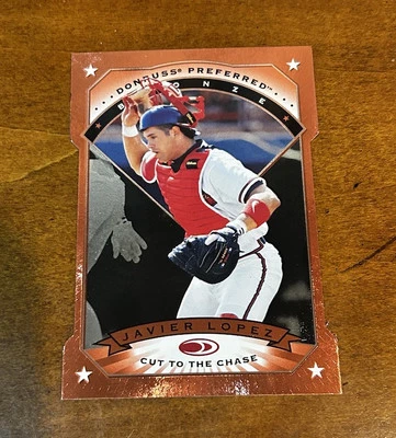 1997 Donruss Preferred #14 Javier Lopez Cut To the Chase - Image 1 of 2