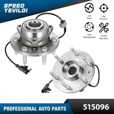 Conjunto de buje de cojinete de rueda 515096 para Chevrolet Silverado GMC Sierra 1500 4x4 Foto 1 de 4