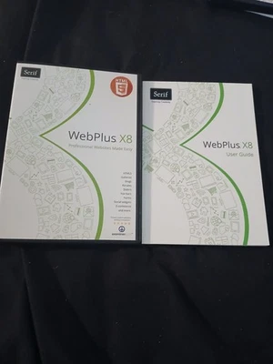 Serif Web Plus  X8 Web Software   PC DVD  2014 Html 5 w users guide  - Image 1 of 4