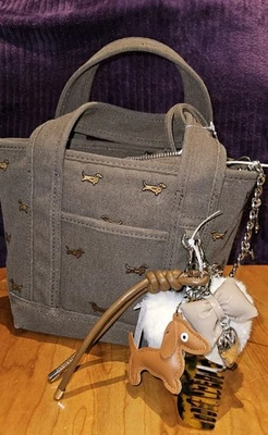 Madden Girl Dachshund Mini Tote Bag NEW - Image 1 of 4