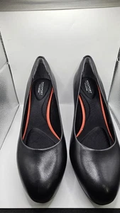 Rockport Women's Total Motion Leah Black Pumps Shoes 7 Medium CH2350 - Picture 1 of 4