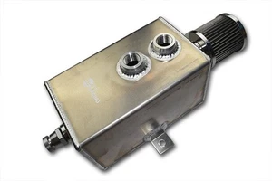 3L Aluminum Oil Catch Can Tank Reservoir Filter Drain Tap Breather Baffled 10AN - Foto 1 di 9