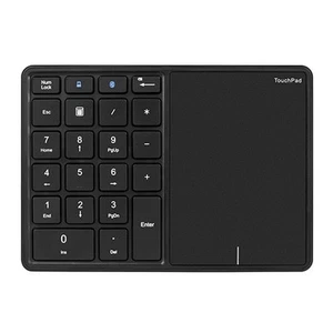 Bluetooth Numeric Keyboard with Touchpad Rechargeable USB Numeric Keyboard3789 - Foto 1 di 9