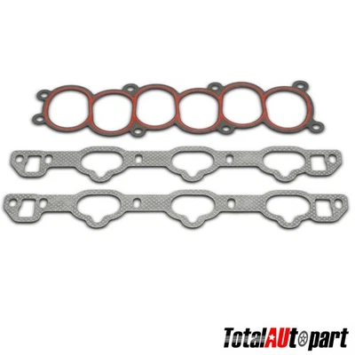 Комплект прокладок впускного коллектора двигателя для Nissan 300ZX 1990-1993 3,0 л нижний и верхний - Изображение 1 из 4