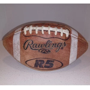Vintage RAWLINGS R5 Ufficiale Intercollegiale Usato Collegio Calcio - Foto 1 di 3