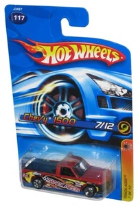 Hot Wheels Track Aces 7/12 (2006) Red Chevy 1500 Toy Truck #117 - Picture 1 of 1