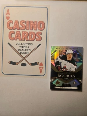 2022-23 Upper Deck Black Diamond Relics Rookie MATIAS MACCELLI #46/99 - Arizona - Image 1 of 2