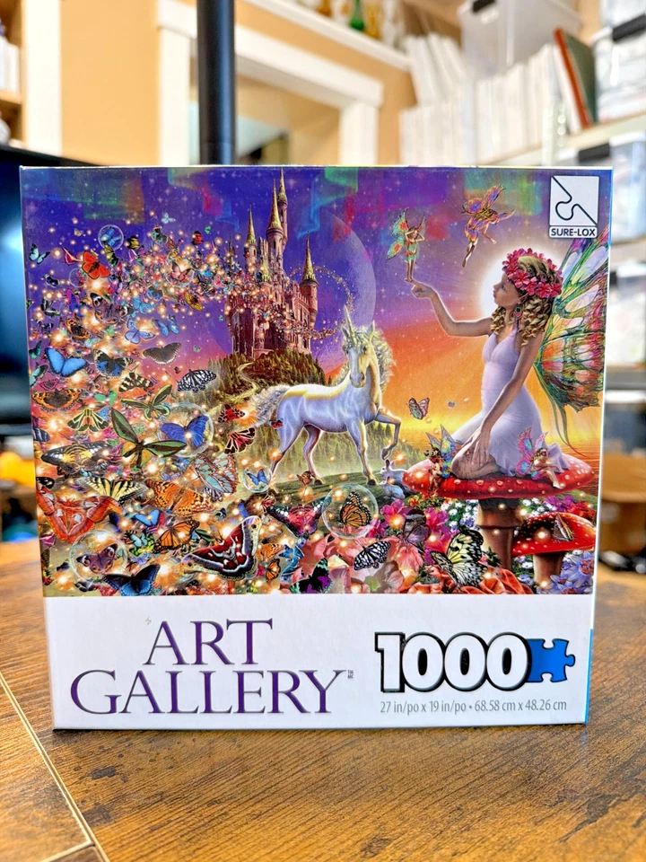 Galería de Arte 1000 Piezas Puzzle Fairyland 27" X 19" Nuevo Caja Sellada. Foto 1 de 3