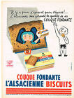 PUBLICITE ADVERTISING  1956   L'ALSACIENNE    pain d'épices couque fondante