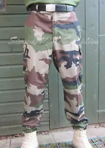 Pantalones de combate de camuflaje genuinos del ejército francés edición excedentes G1 CE, uniforme - Imagen 1 de 4