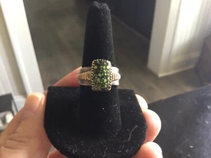 ECHTER Will DENETDALE NAVAJO STERLINGSILBER/14kt GOLD UNISEX RING GRÖSSE 8 - Bild 1 von 7