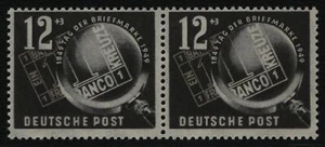 RDA 1949 - Mi-Nr. 245 ** - MNH - Par - horizontal - Imagen 1 de 2
