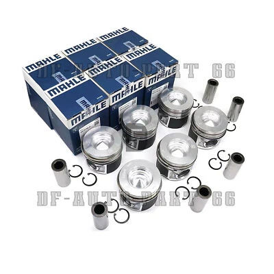 Juego de 6 anillos de pistón MAHLE Φ83,01+0,5 mm para VW Touareg Audi A4 A6 Q7 3,0T diésel Foto 1 de 4