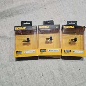 3 pk. DeWALT 90 Degree Audio Adapter For AUX To idevice iPhone iPad (H) - Zdjęcie 1 z 2