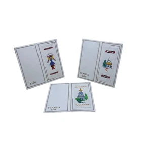 Ukrainian Souvenir Notecards Needlepoint ** Proceeds Donated - Picture 1 of 7