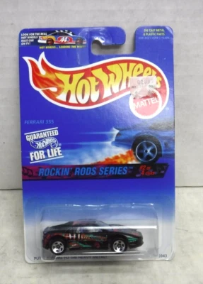 黑色法拉利 355 风火轮 Rockin' Rods 系列压铸汽车 053024AST2-D — 第 1/2 张图片