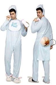 Funny Poopie Jammies Big Baby Adult Costume - Picture 1 of 1