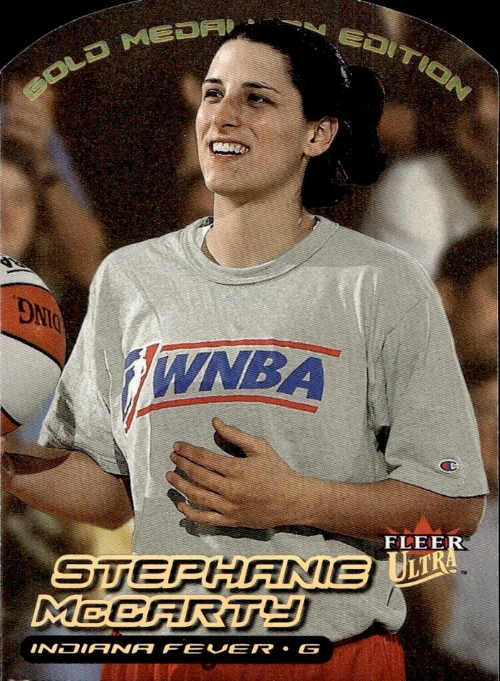 2000 Ultra WNBA Gold Medallion Stephanie White McCarty Indiana Fever Head Coach - Image 1 of 2