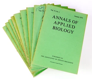 Annals of Applied Biology 1975 Volume 79 80 81 Association Of Applied Biologists - Imagen 1 de 24