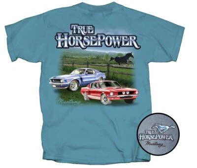 Camiseta True Horsepower Ford Mustang - BOSS 302 y Shelby Mustangs - ¡ÚLTIMAS!😎 Foto 1 de 2