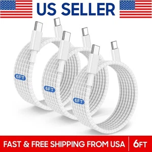 60W USB-C PD Fast Charger Cable Type C Cord For iPhone 15 Pro / 15 Pro Max / 15 - Picture 1 of 8