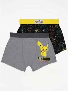 Men Pokemon Pikachu Hipsters Trunk Briefs 2 Pack 2XL - Picture 1 of 2